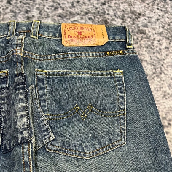 NWT Vintage Lucky Brand Jeans Womens 10 (32x33) Blue Sweet N Low Rise Flare Y2K - Picture 5 of 16